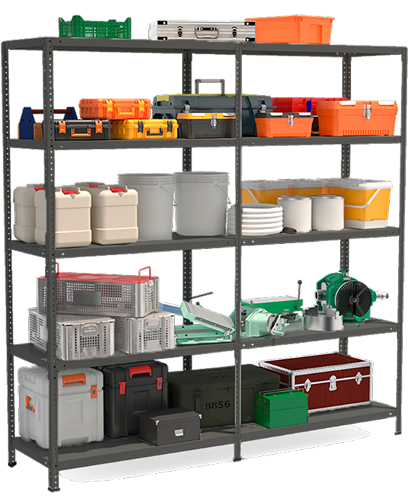 Стеллаж СТЧ 2000х1000х300 ( 4 полки / 120 кг на полку)