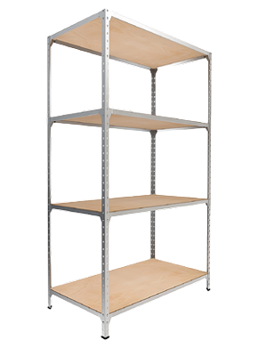 Для склада и производства с фанерным настилом - ЭКОНОМ до 200 кг на полку