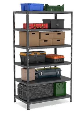 Стеллажи СТЧ - ЧЕРНЫЕ до 120 кг на полку